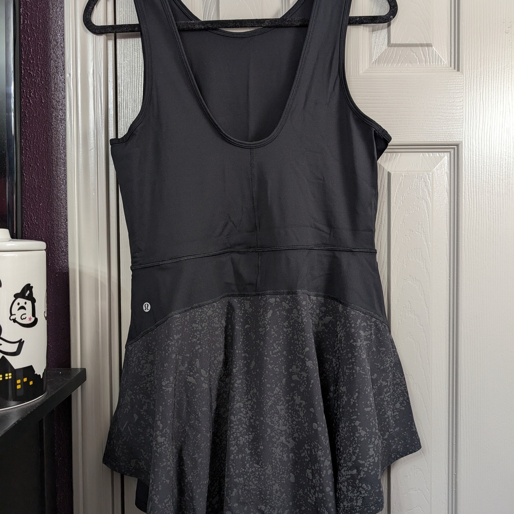 Black Athletic Tank Dress